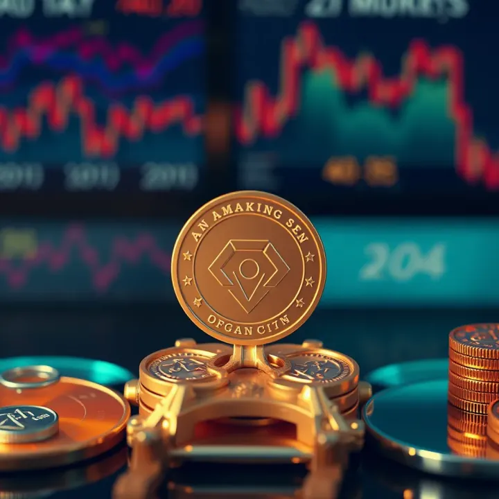 Diagram illustrating factors influencing ADA coin value and expert market predictions