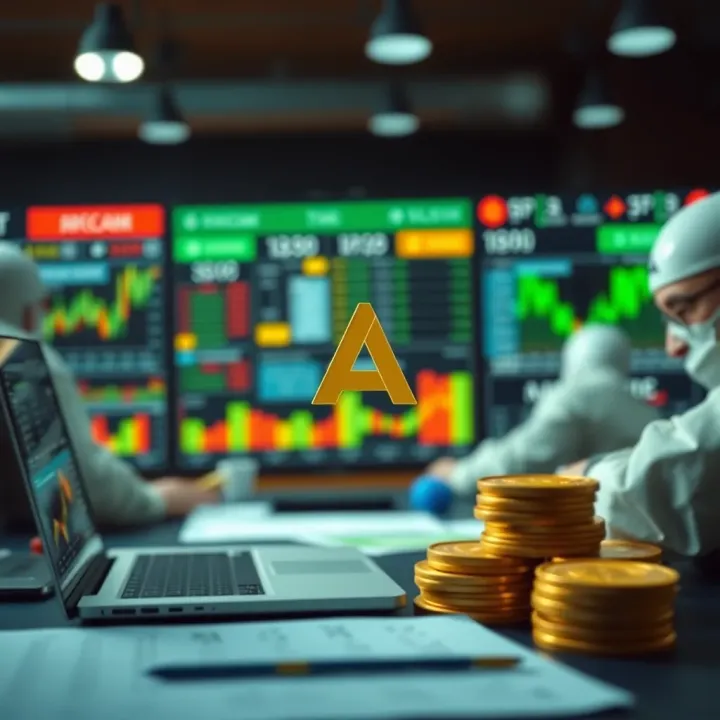 Analyzing Investment Risks and Market Forecasts for ApeCoin Conceptual representation of cryptocurrency investment risks and market analysis