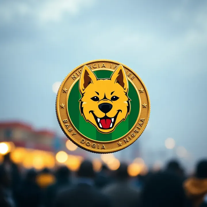 Community Influence on Baby Doge Coin in the Nigerian Crypto Market Visual representation of cryptocurrency community engagement with Baby Doge Coin symbol and Nigerian flag
