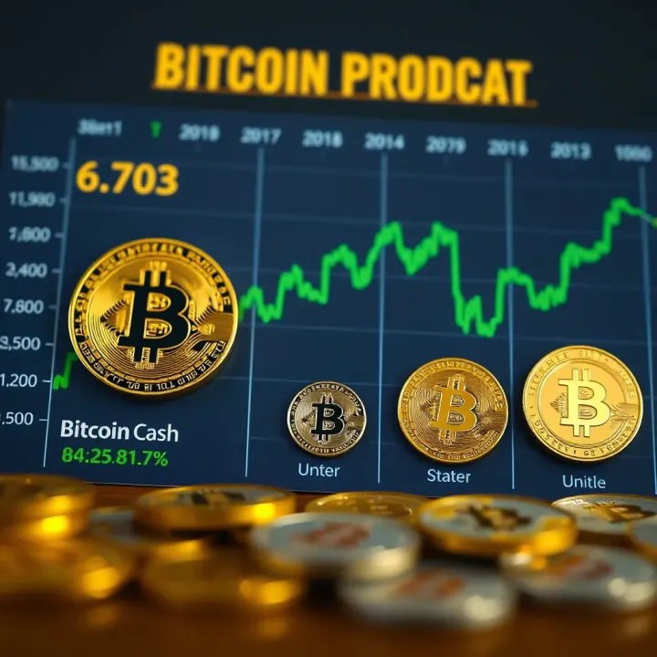 Comparison chart of Bitcoin Cash and other major cryptocurrencies by market performance