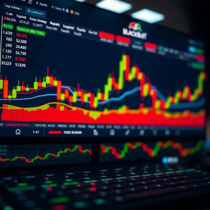 BlackBull Markets Trading Platform Interface BlackBull Markets trading platform with forex charts and market data