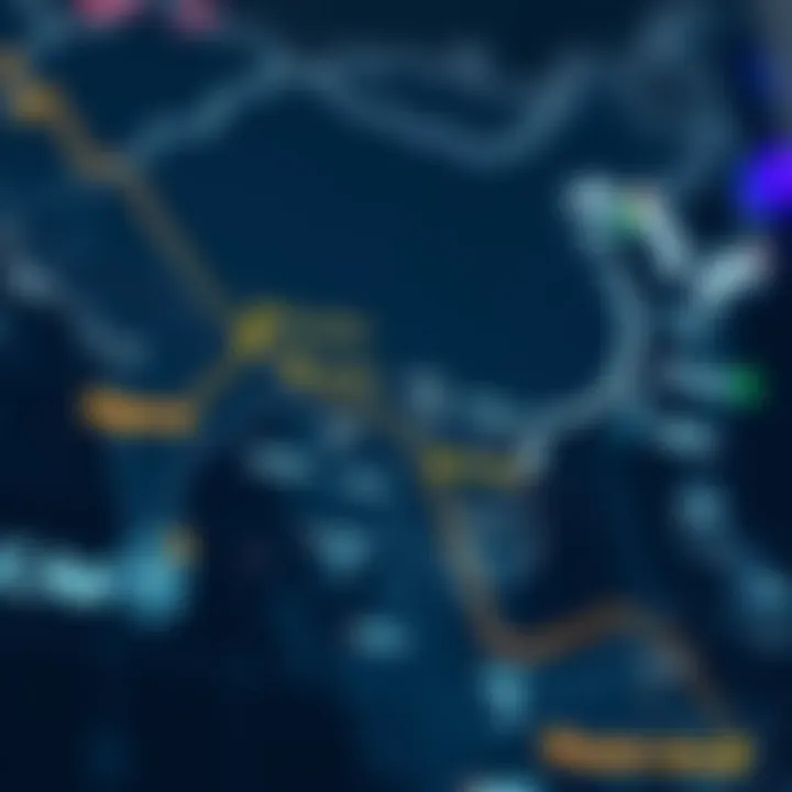 Key Asian Financial Centers and Their Influence on Nigerian Forex Market Map showing key Asian financial hubs and their connection to Nigerian forex traders