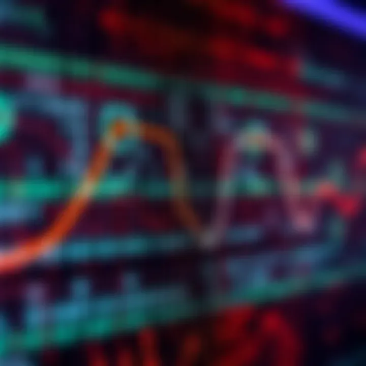 Visual representation of binary chart applied in digital electronics for logic state analysis
