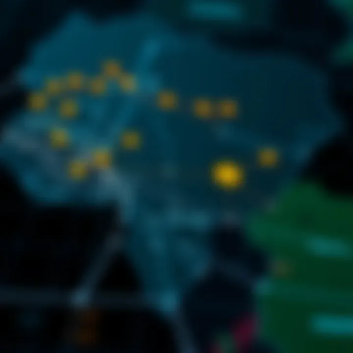 Illustration of a digital map highlighting regulatory landscape relevant to Nigerian traders