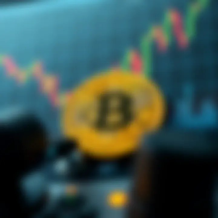 Graph depicting Bitcoin price fluctuations influenced by market trends