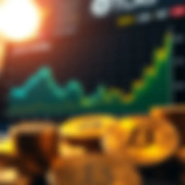 Bitcoin Price Trends and Influencing Factors Graph depicting Bitcoin price fluctuations over time with key influencing factors marked