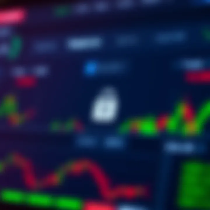 Secure trading app dashboard with lock icon representing security features in Nigerian market