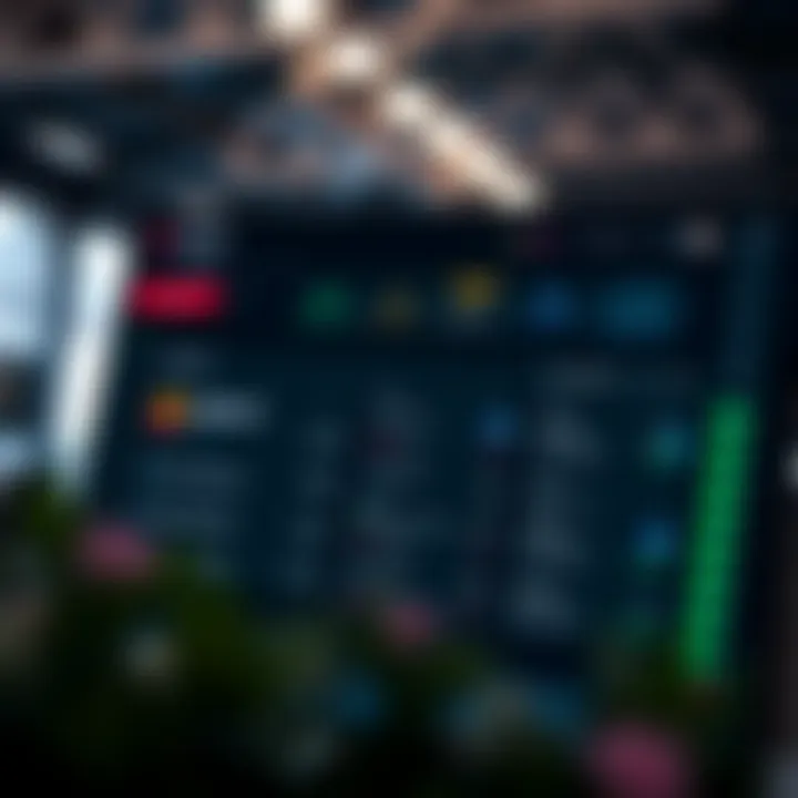 Dashboard displaying account management features and security settings on trading platform