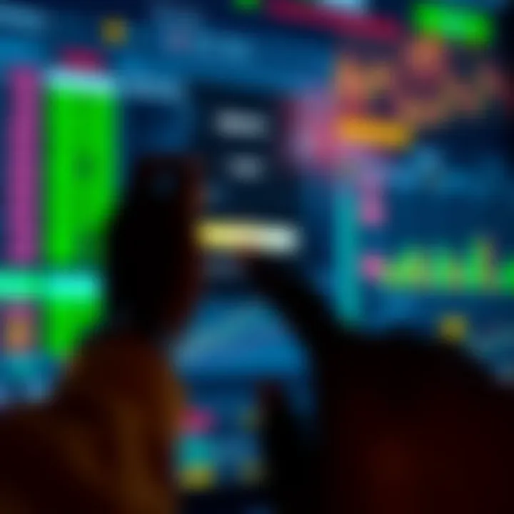 User entering login credentials on a secure trading platform interface