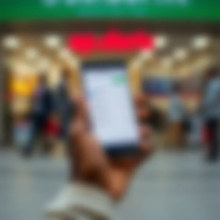 Mobile device displaying app.deriv with focus on secure deposit and withdrawal options available in Nigeria