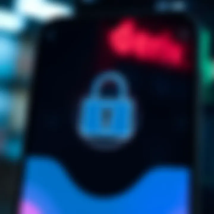 Secure login screen of Deriv.com app with security lock symbol