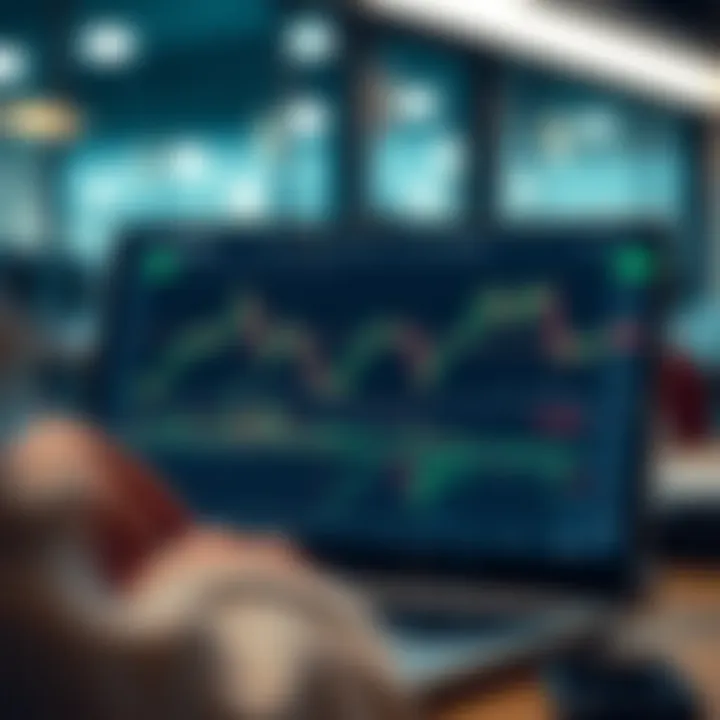 Interactive trading chart showing market trends and indicators on DerivTradingView platform