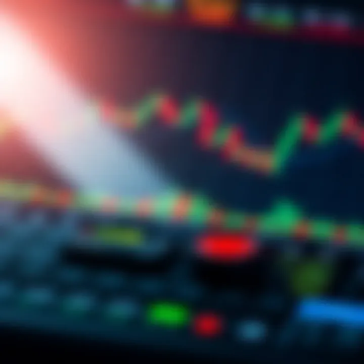 Illustration of risk management tools including stop-loss and take-profit levels on trading platform
