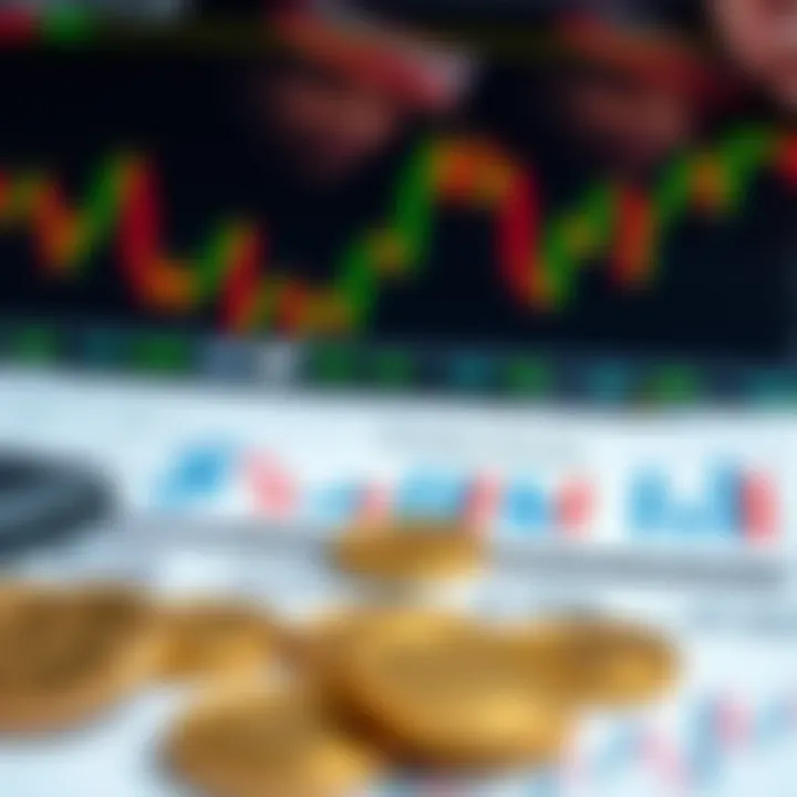 Illustration of strategic planning with charts and currency symbols