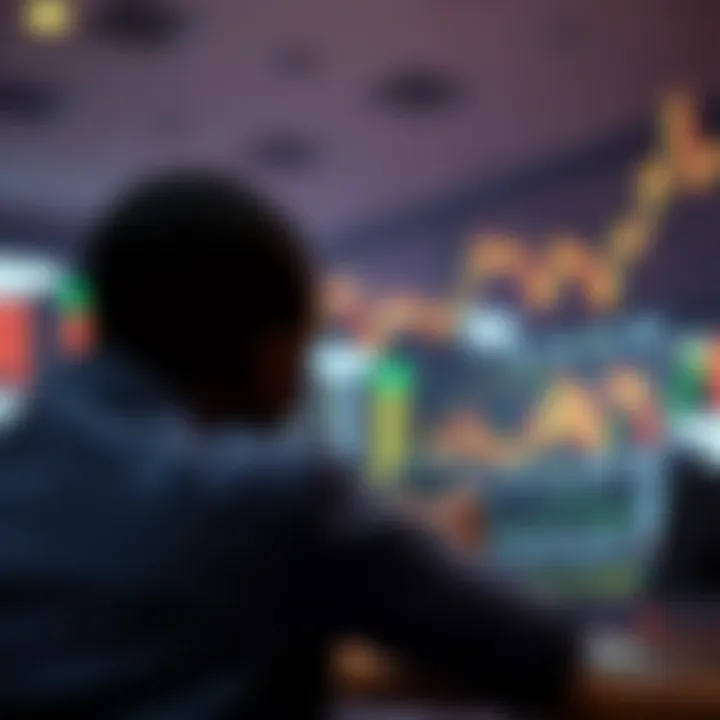 Abstract illustration showing growth and opportunities in fintech for traders in Nigerian market