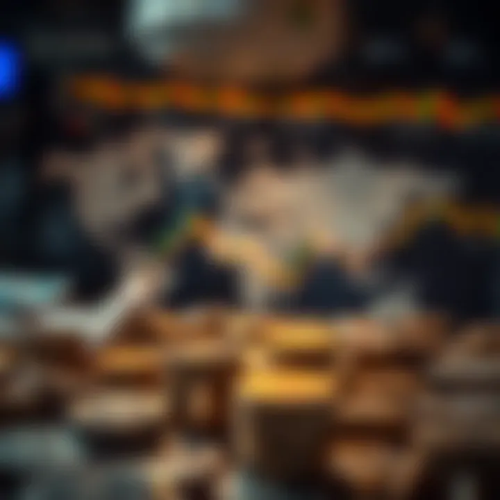 Impact of Global Economic and Geopolitical Factors on Currency Exchange Rates Visual depiction of global economic and geopolitical factors impacting currency exchange rates