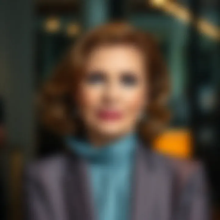 Julia Koch: Elegance and Influence in American Business Portrait of Julia Koch showcasing elegance and confidence