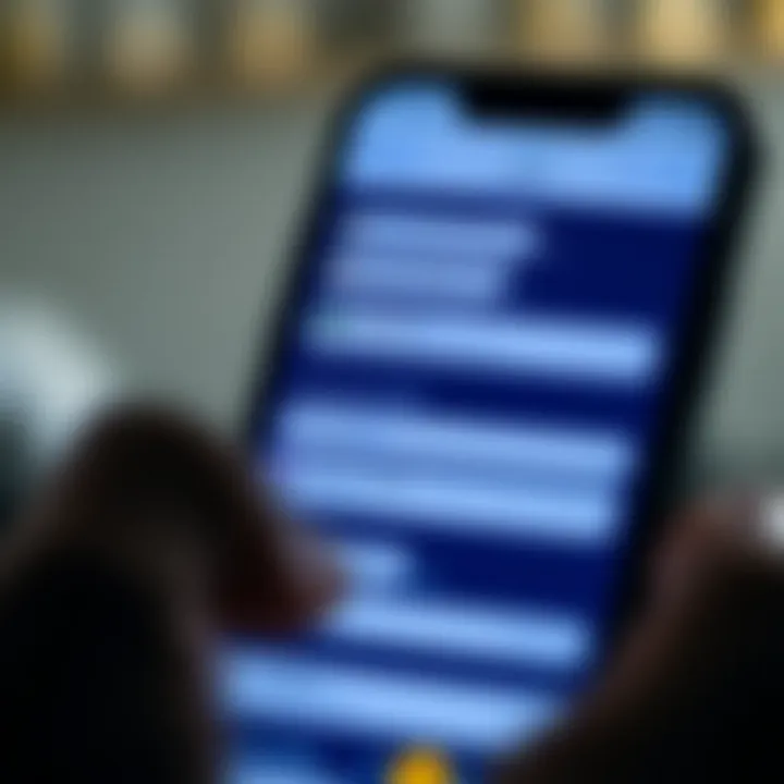 Illustration showing a smartphone screen with various Binance Telegram group chats open, highlighting communication and community interaction