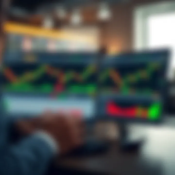 Binary options trading interface integrated with TradingView charting for strategic decision making