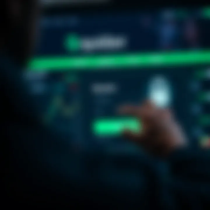 Entering Credentials on Quidax Platform User entering login credentials on a secure cryptocurrency platform interface