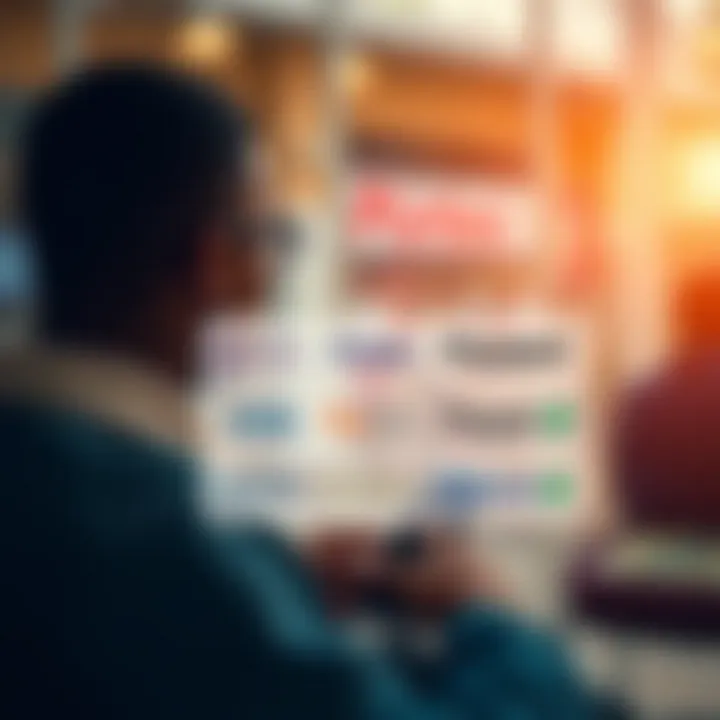 Illustration showing secure digital payment options for funding a trading account in Nigeria