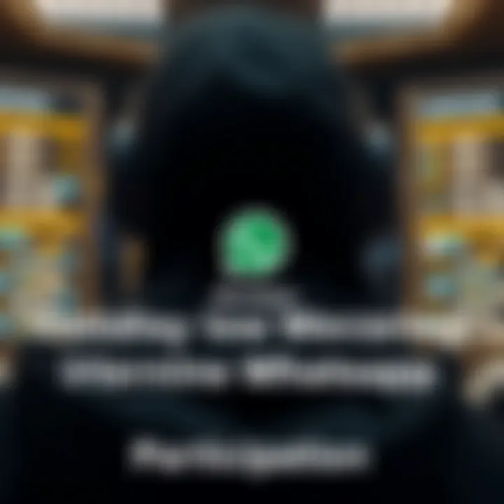 Graphic illustrating secure connections and safety measures for joining Binance WhatsApp groups