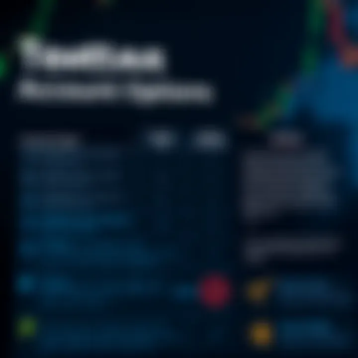Graphic illustrating different TentTrade account types and risk management policies