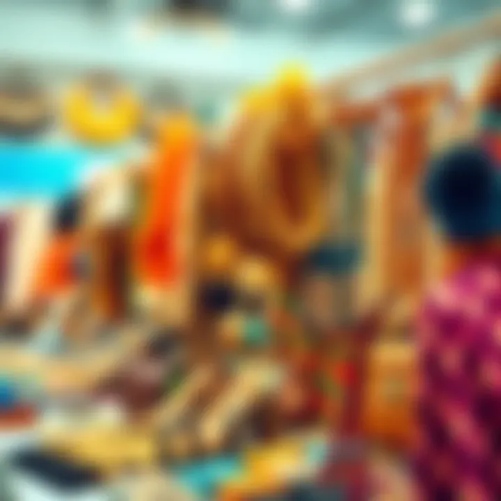 Nigerian Online Market Leaders in Fashion Accessories A vibrant display of handcrafted Nigerian fashion accessories showcased on a well-lit Instagram page