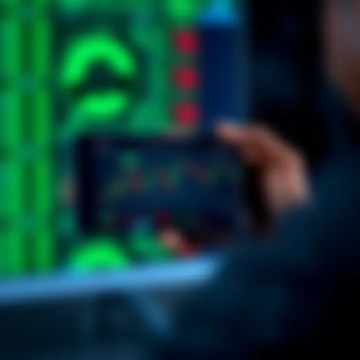 Mobile TradingView Interface Integrated with Deriv Platform Mobile device showing TradingView interface integrated with Deriv for seamless trading access