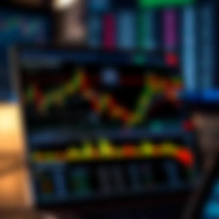 Overview of Essential Chart Patterns in Trading Detailed illustration of various common chart patterns used in trading such as head and shoulders, triangles, and double tops