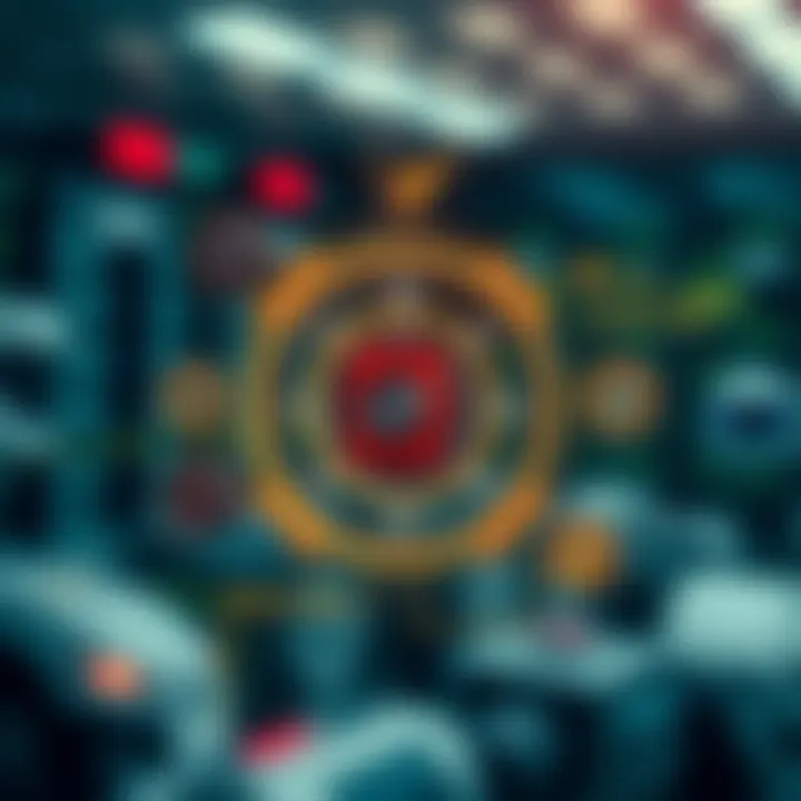 Diagram illustrating the mechanism of binary bots executing automated trades in financial markets