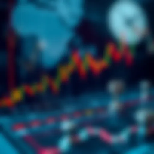 Graph showing trends and potential outcomes in binary options trading