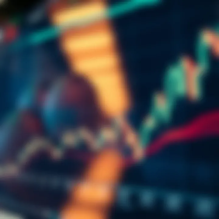 Graph showing the movement of stock market indices with Nigerian exchange symbols