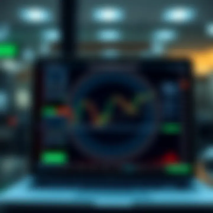 Diagram showing concept of synthetic trading positions on a digital trading platform