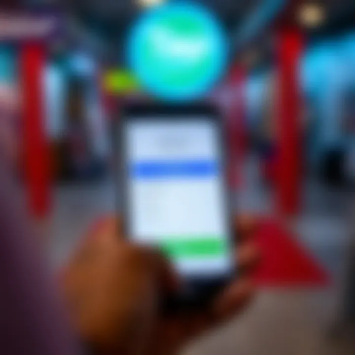 Mobile device displaying TapSwap app interface for secure transactions in Nigeria