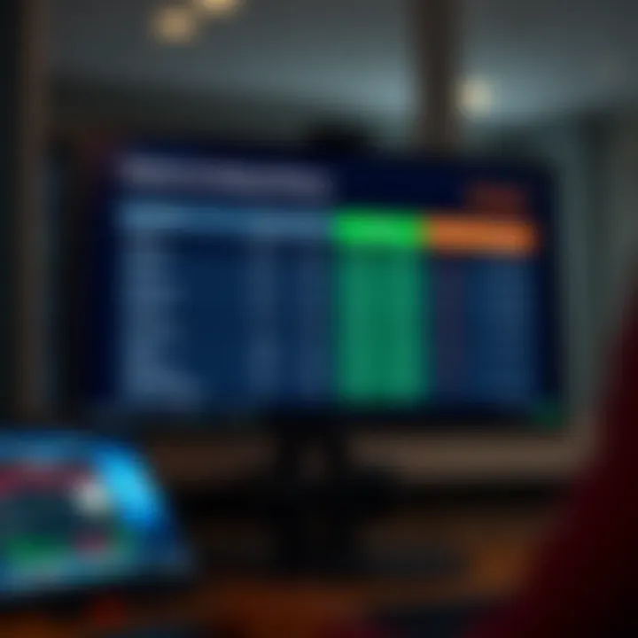 Feature and Regulatory Comparison of Nigerian Trading Platforms Comparison of key features and regulations of popular Nigerian trading sites shown on a digital screen