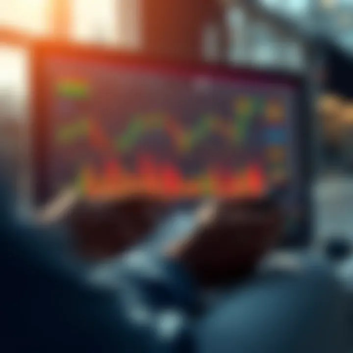 Using Drawing Tools and Trend Lines on TradingView for Market Analysis TradingView platform interface showing tools for drawing trend lines and analyzing market trends