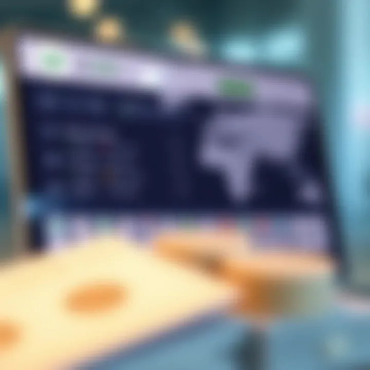 User interface showcasing international money transfer options on Wise Bank platform