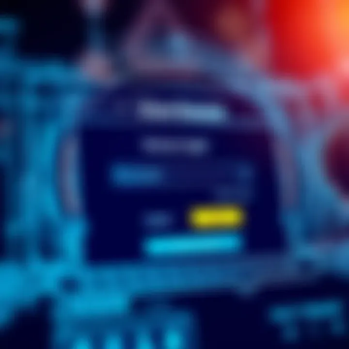 Secure login interface of Ventezo platform showing username and password fields