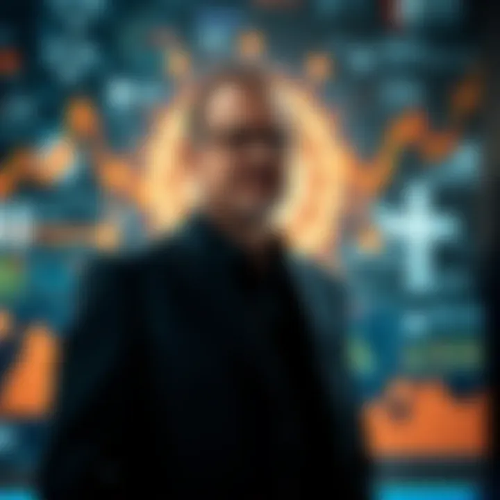 Abstract representation of career milestones and achievements in the field