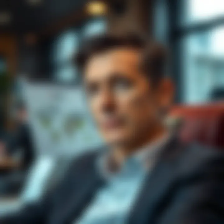 Portrait of Viktor Radchenko in professional setting with thoughtful expression