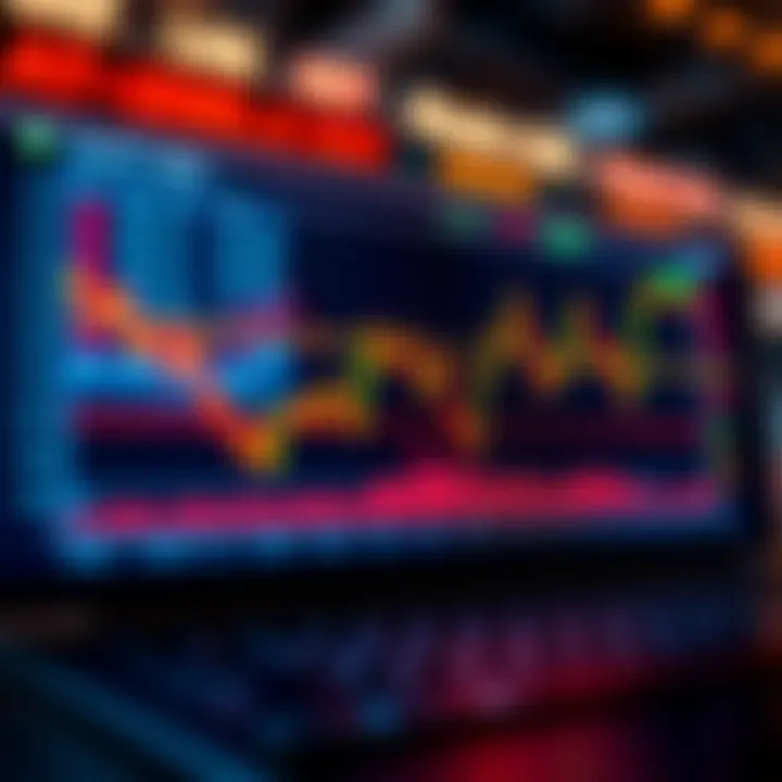 Graph illustrating binary options trading strategies for the Volatility Index with risk indicators