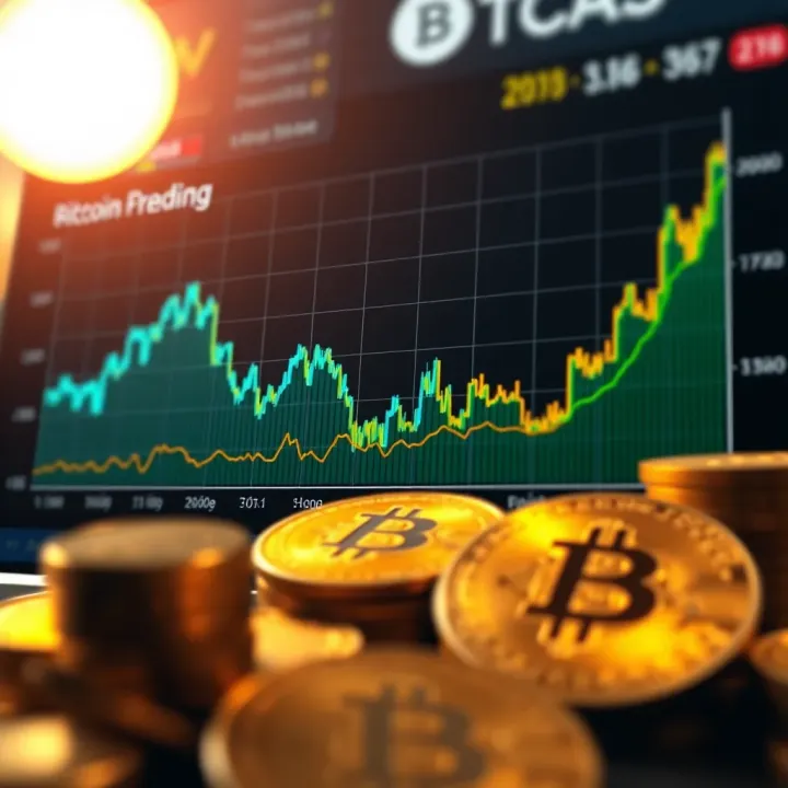 Bitcoin Price Trends and Influencing Factors Graph depicting Bitcoin price fluctuations over time with key influencing factors marked