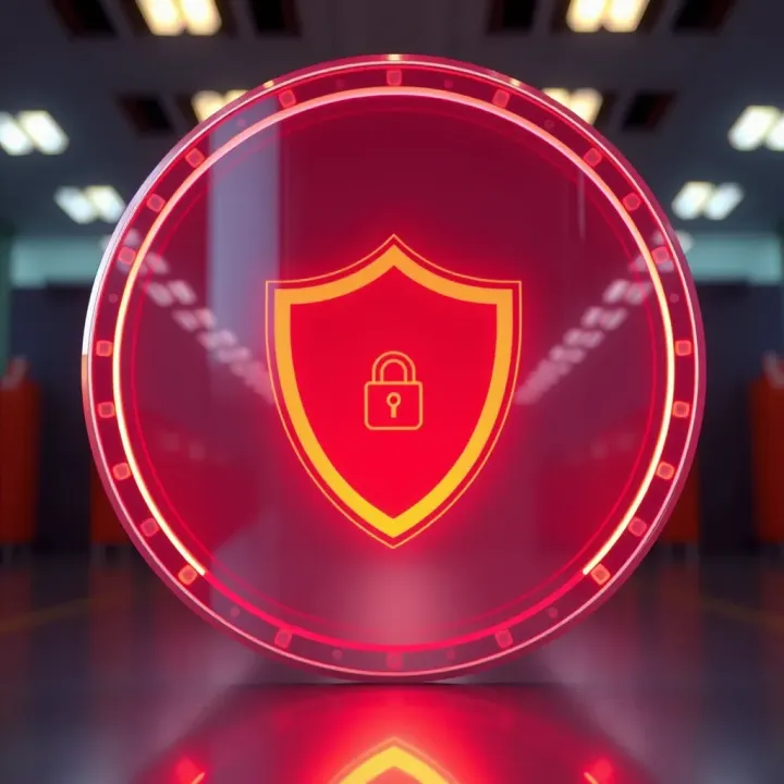 Conceptual graphic of a shield symbolizing broker regulation and secure investment environment