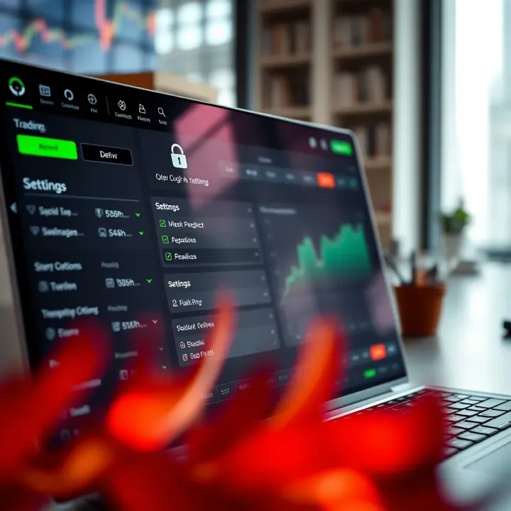Deriv User Dashboard Highlighting Trading Options and Security Features User dashboard showcasing trading options and security settings on Deriv platform