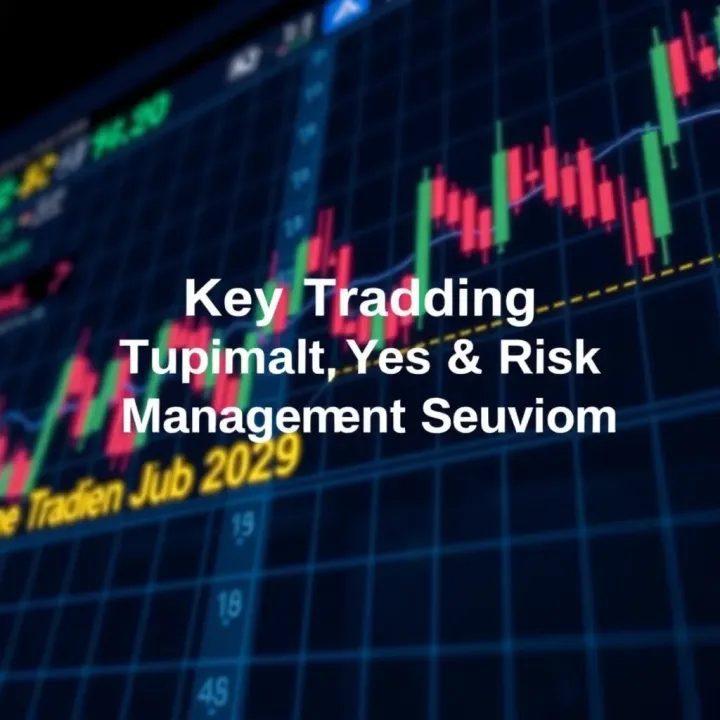 Graphical depiction of forex trading strategies and risk management tools on a financial chart