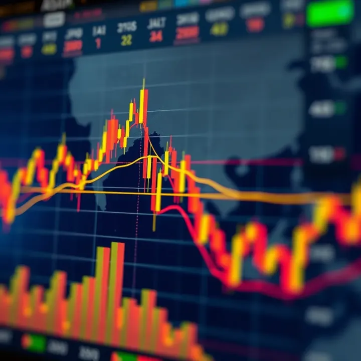 Graph illustrating currency pair volatility during the Asian forex trading session