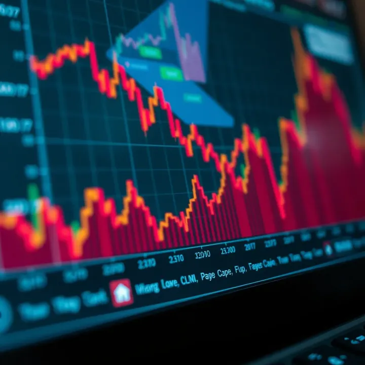 Graph showing fluctuating exchange rates impacting forex trading decisions in Nigeria