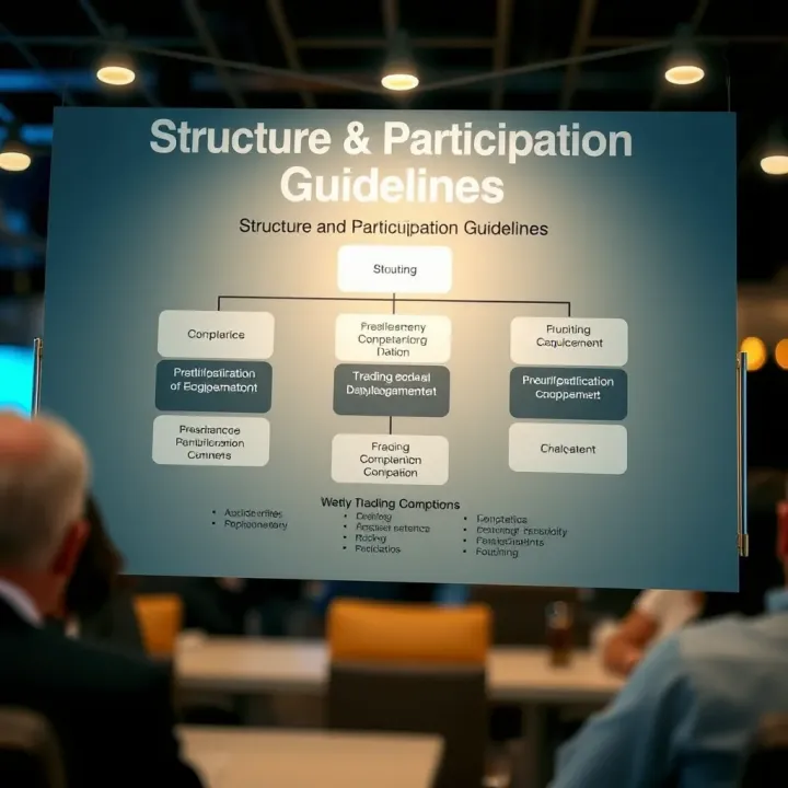 Structure and Participation Guidelines of Eightcap Competitions Diagram illustrating Eightcap competition structure and entry requirements