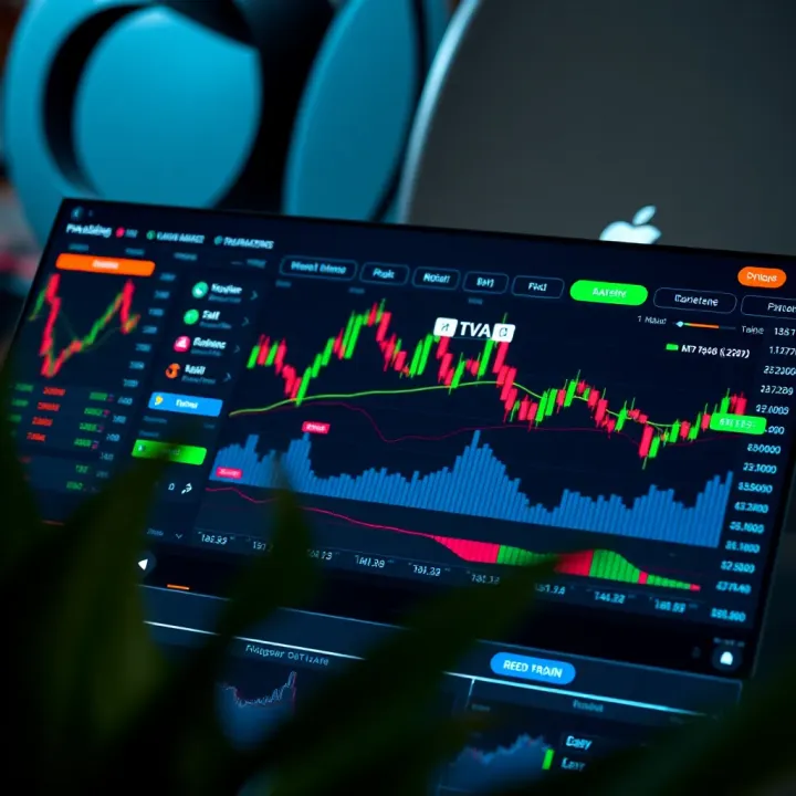 Dashboard of a trading platform showing options market data and analysis tools